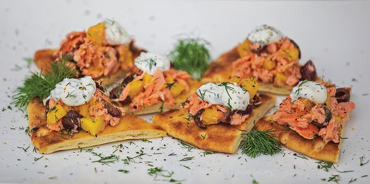 Salmon Flatbreads - Tiffany Haugen