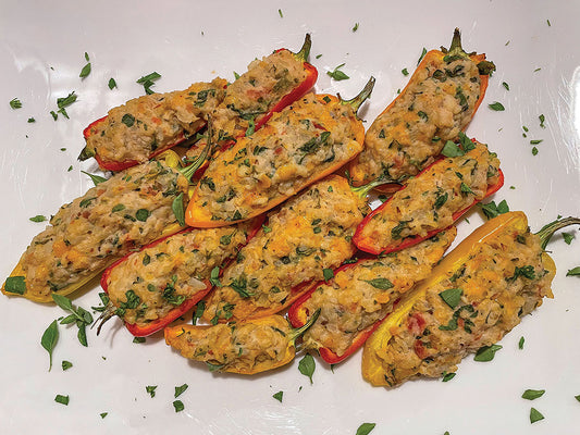Fish Stuffed Mini-Peppers - by Tiffany Haugen