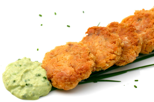 Salmon Cakes with a Crunch