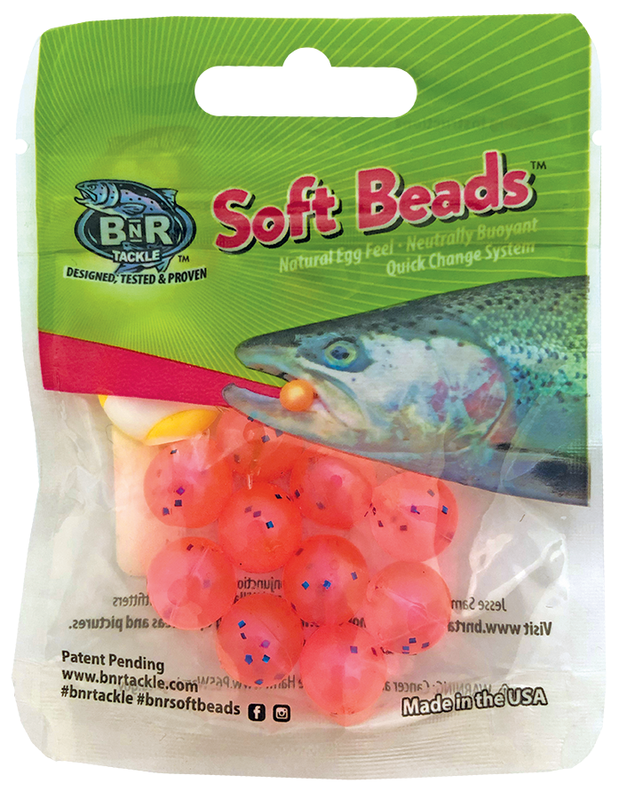 FREE BnR Tackle Soft Bead Pack plus a FREE one year digital subscription to Salmon Trout Steelheader with your purchase of the Bead fishing Bible