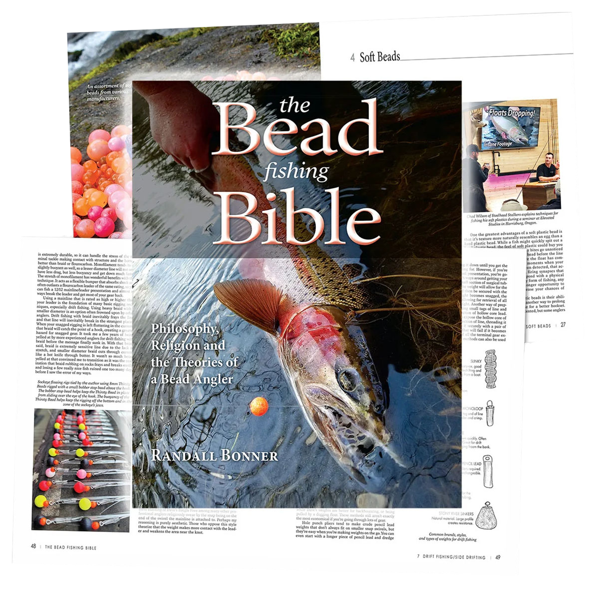 FREE BnR Tackle Soft Bead Pack plus a FREE one year digital subscription to Salmon Trout Steelheader with your purchase of the Bead fishing Bible