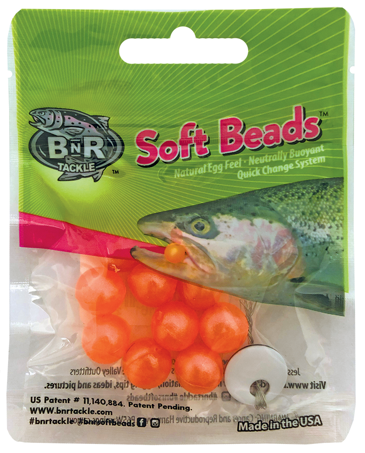 CREAMSICLE (soft bead) BnR Tackle – Salmon Trout Steelheader