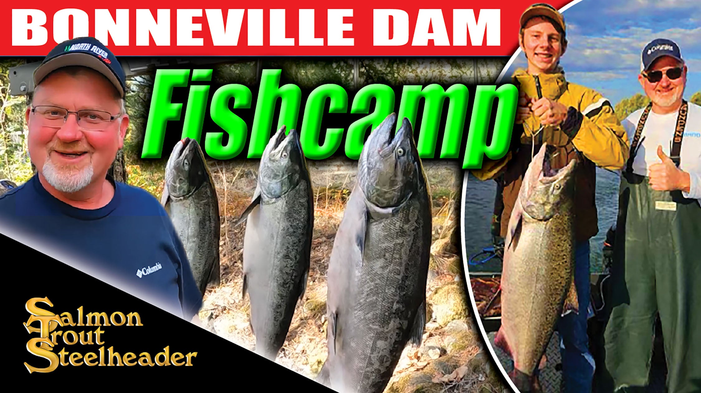 Bonneville Dam Fishcamp Salmon Trout Steelheader