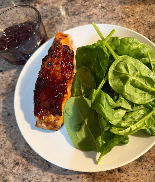 Elderberry & Wild Plum BBQ Salmon - Sharon Trammell