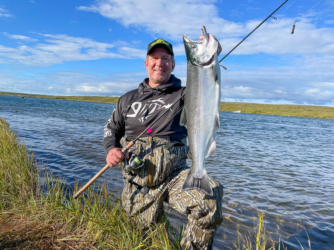 Striking Silvers On Alaska's Egegik River! - by Scott Haugen - Mat Hay – Salmon  Trout Steelheader